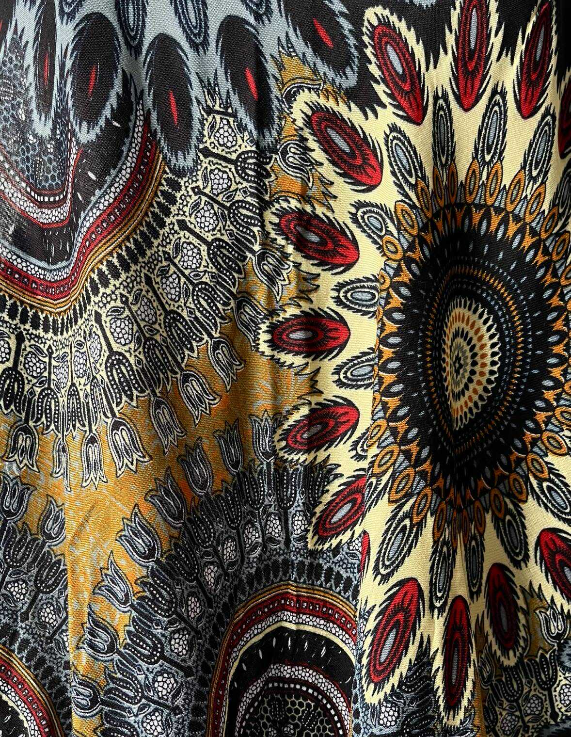 Thai Mandala Splash Swing Dress