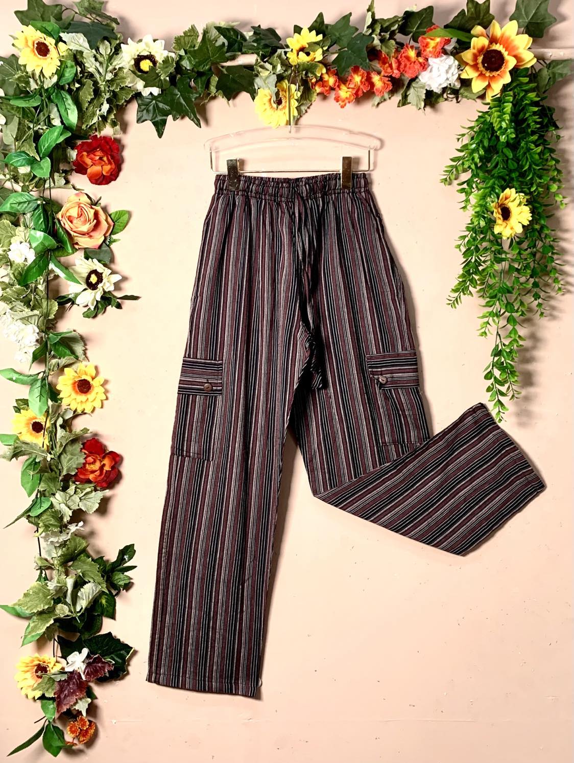 Kurtha Striped Chill Pants - SMALL