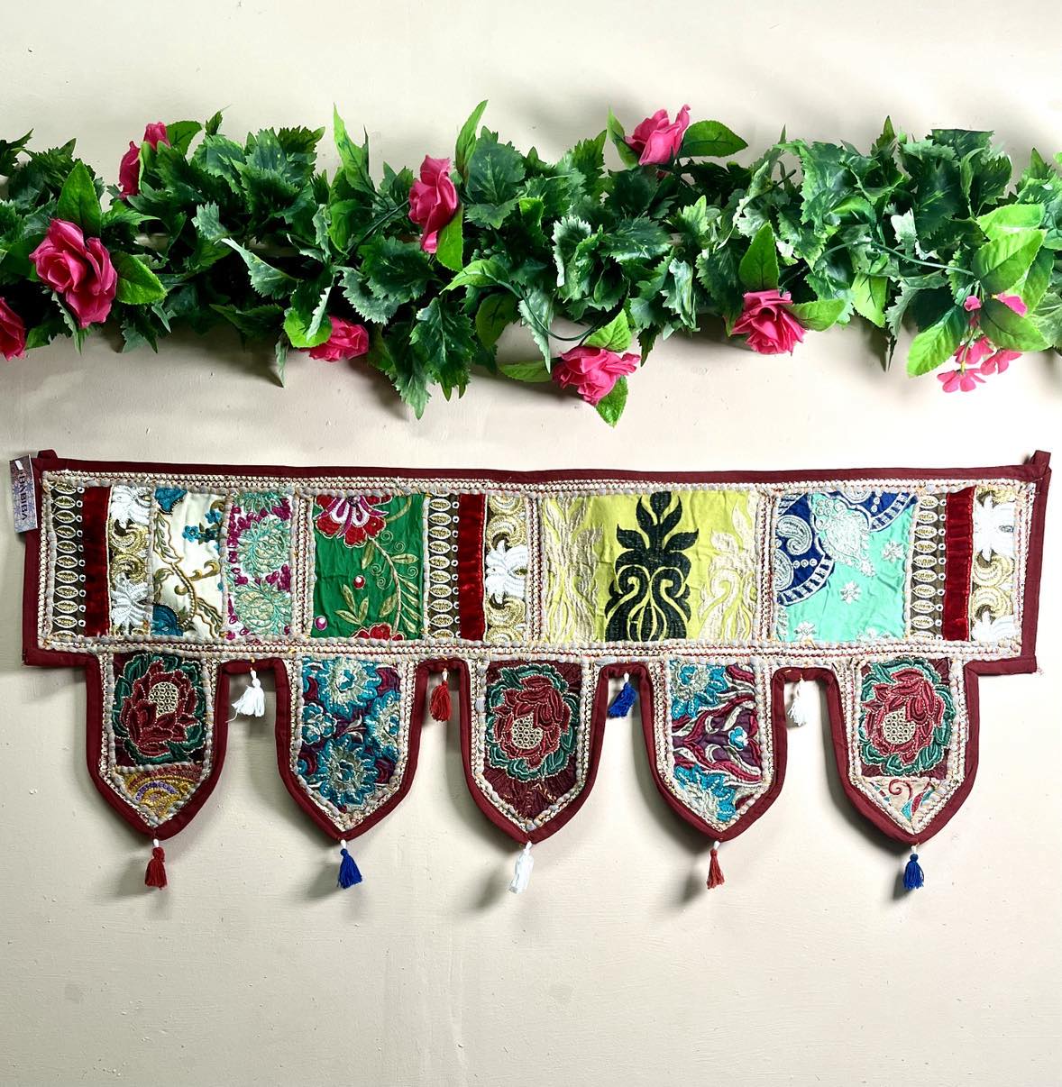 Indie Embroidered Wall Hanging