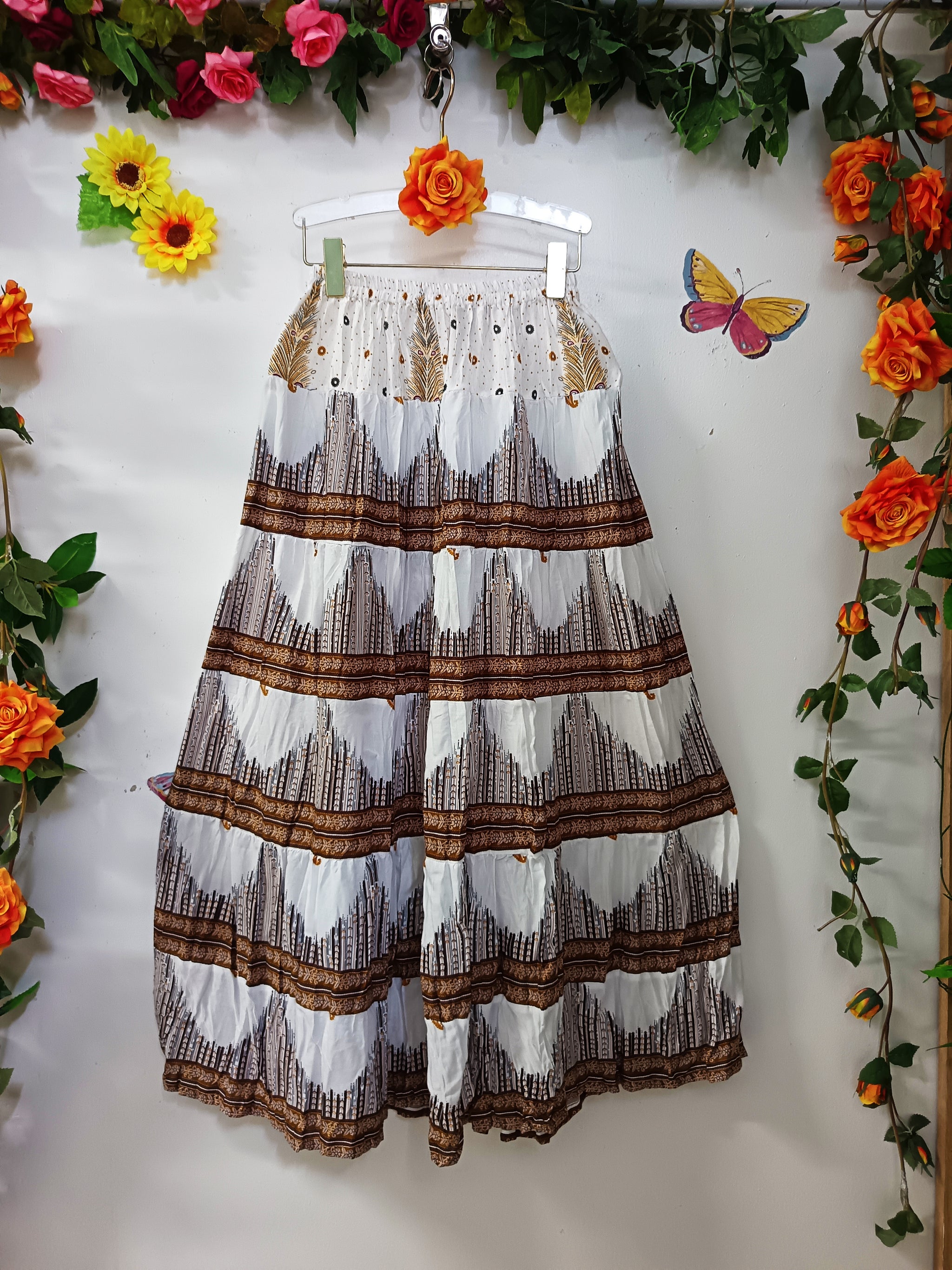 Thai Patchwork Gypsy Skirt