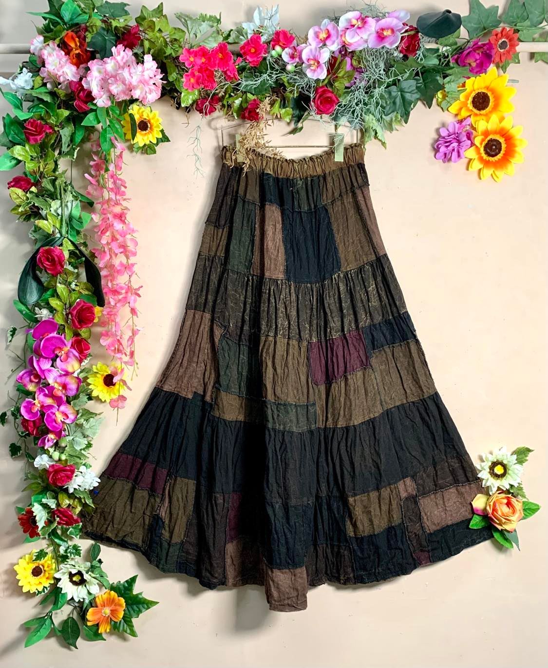 Hmong Gypsy Patchwork Skirt