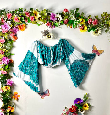 Thai Butterfly Crop Top