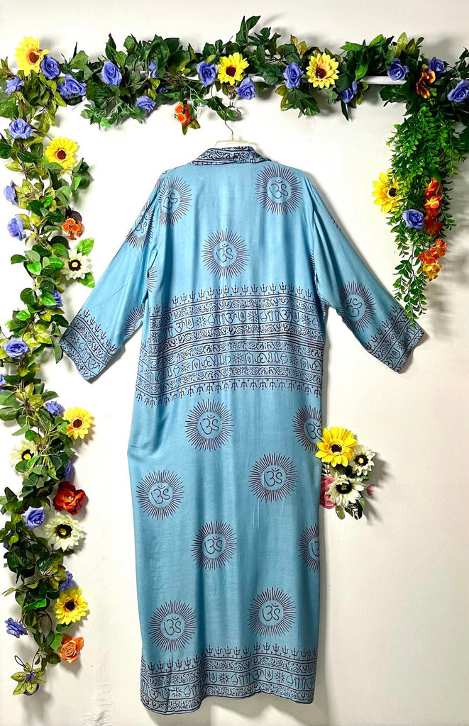 Prayer Long Button Dress