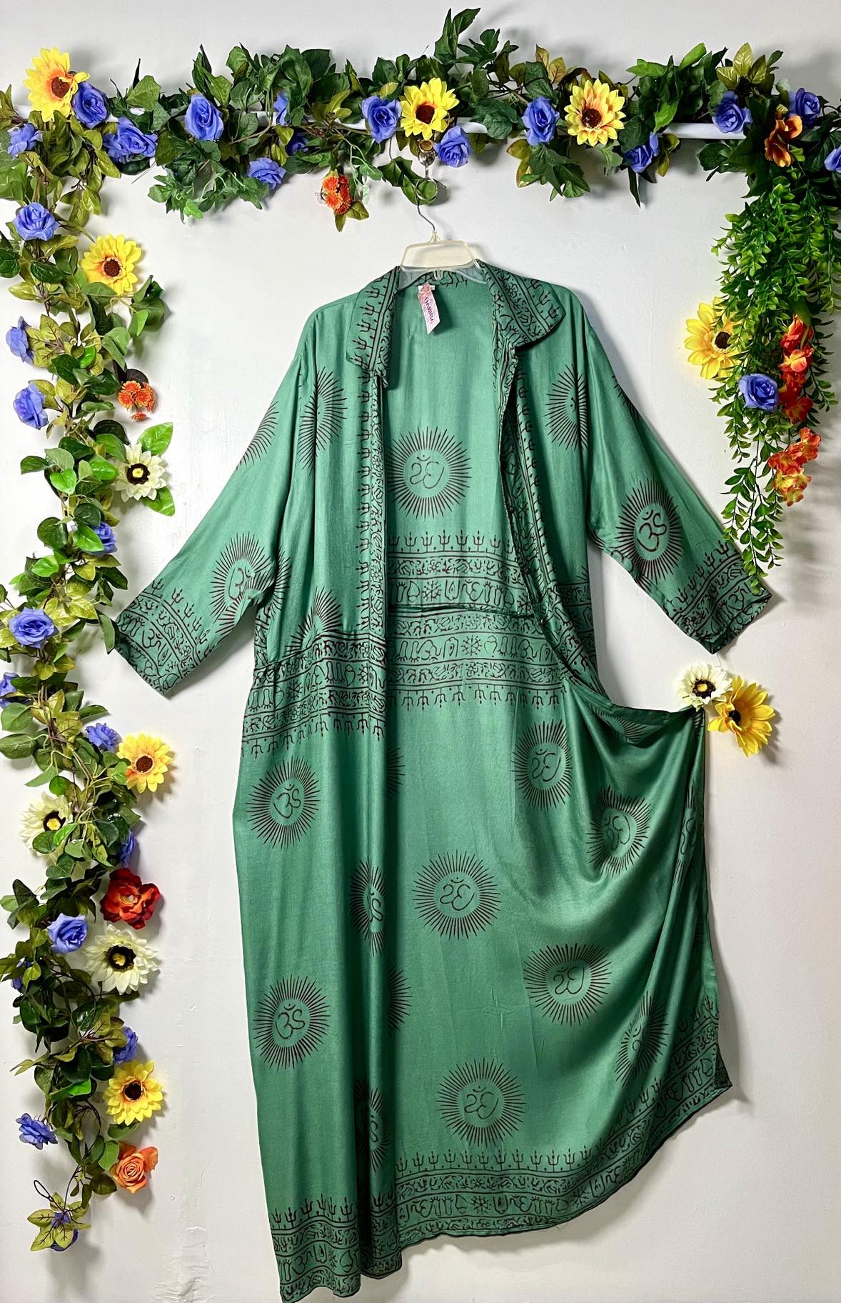 Prayer Long Button Dress