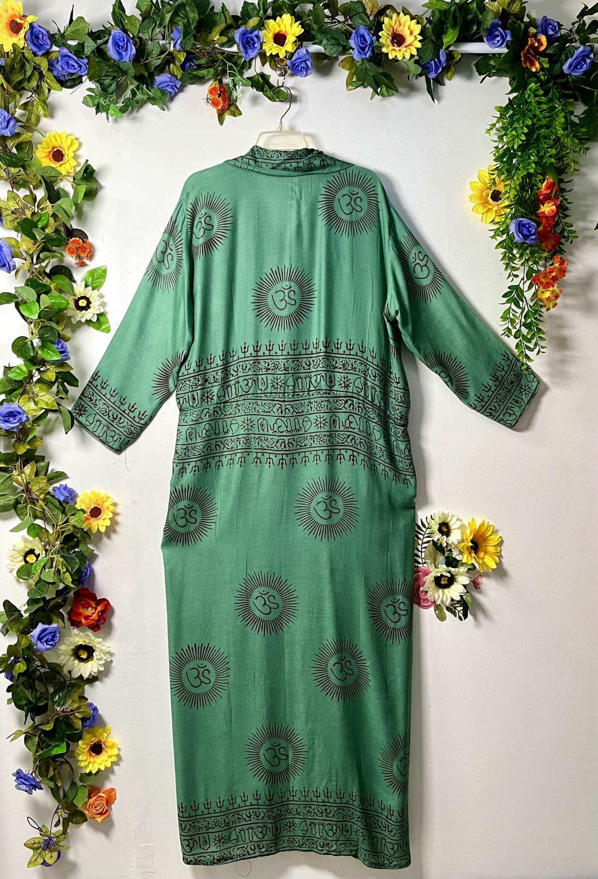 Prayer Long Button Dress