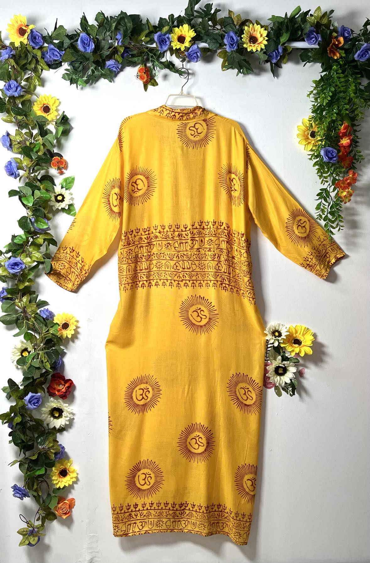 Prayer Long Button Dress