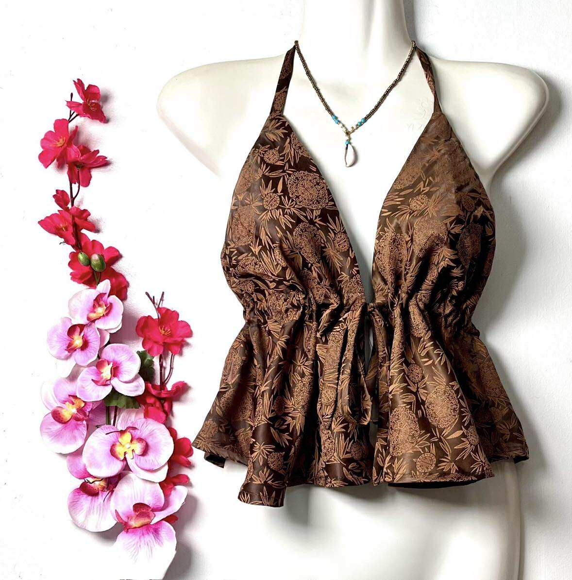 Vietnamese Silk Babydoll Top