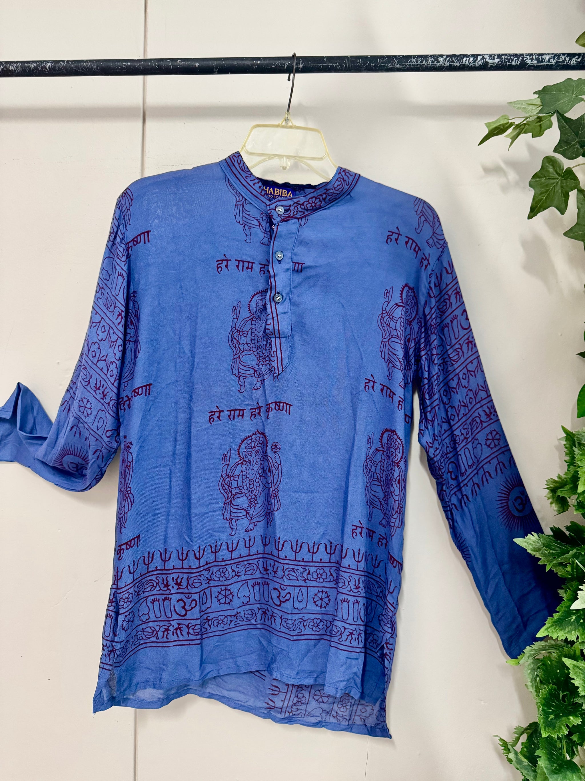Prayer Manderin Shirt (Medium)