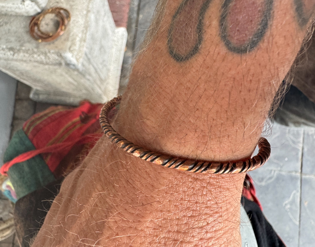 Copper Bangle Thin