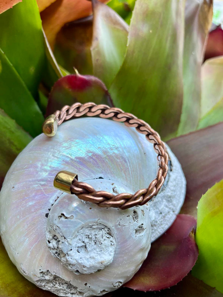 Copper Twist Bangle