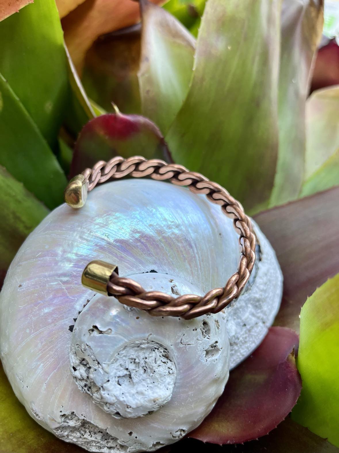 Copper Twist Bangle