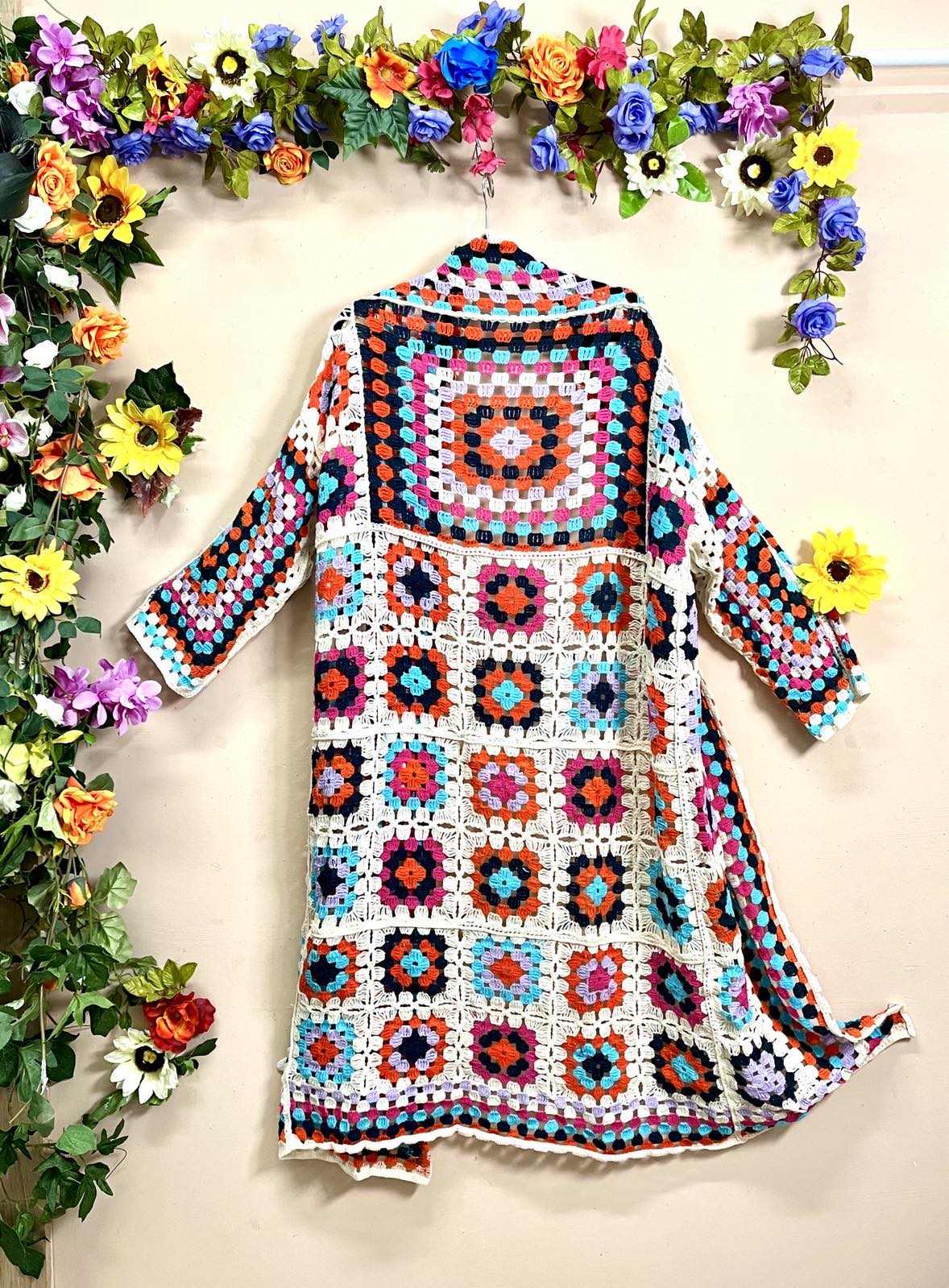 Cotton Crochet Kimono