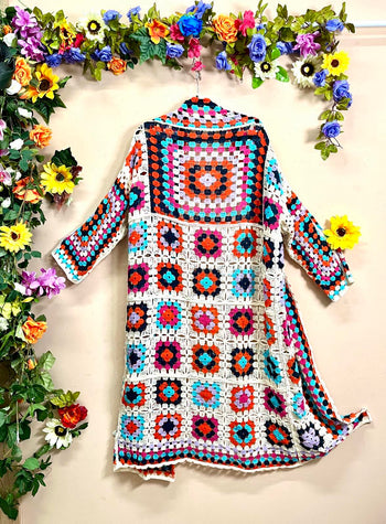 Cotton Crochet Kimono
