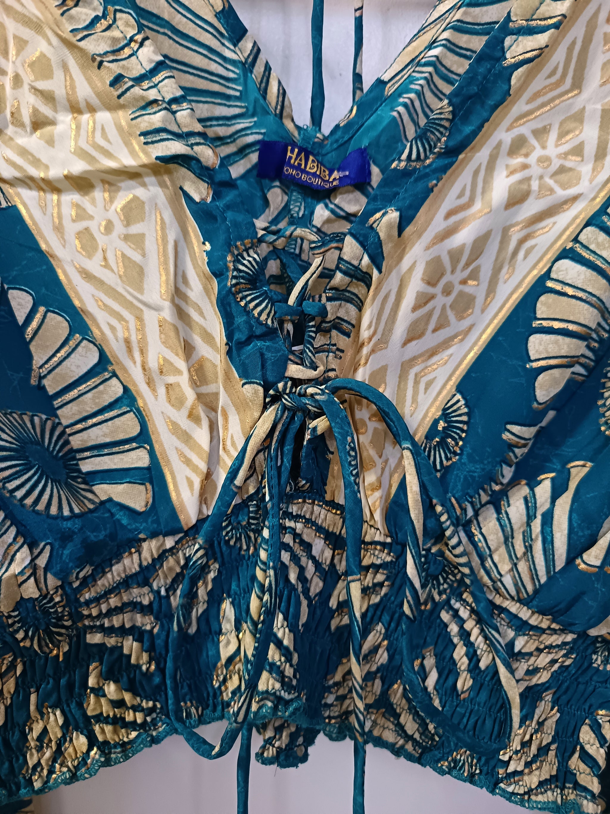 Silk & Soul Butterfly Crop Top