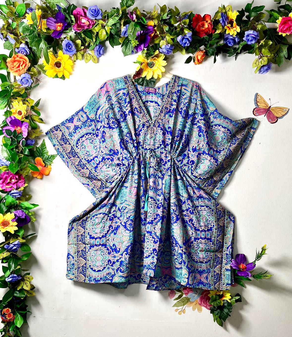 Silk Short Oasis Kaftan