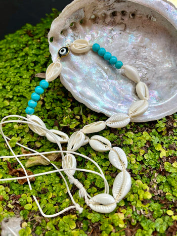 Evil Eye Cowrie Choker