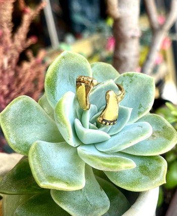 Golden Feet Ring