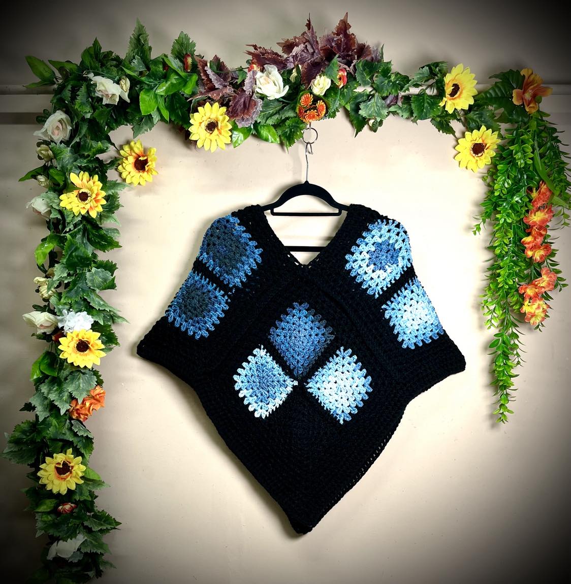 Granny Square Poncho