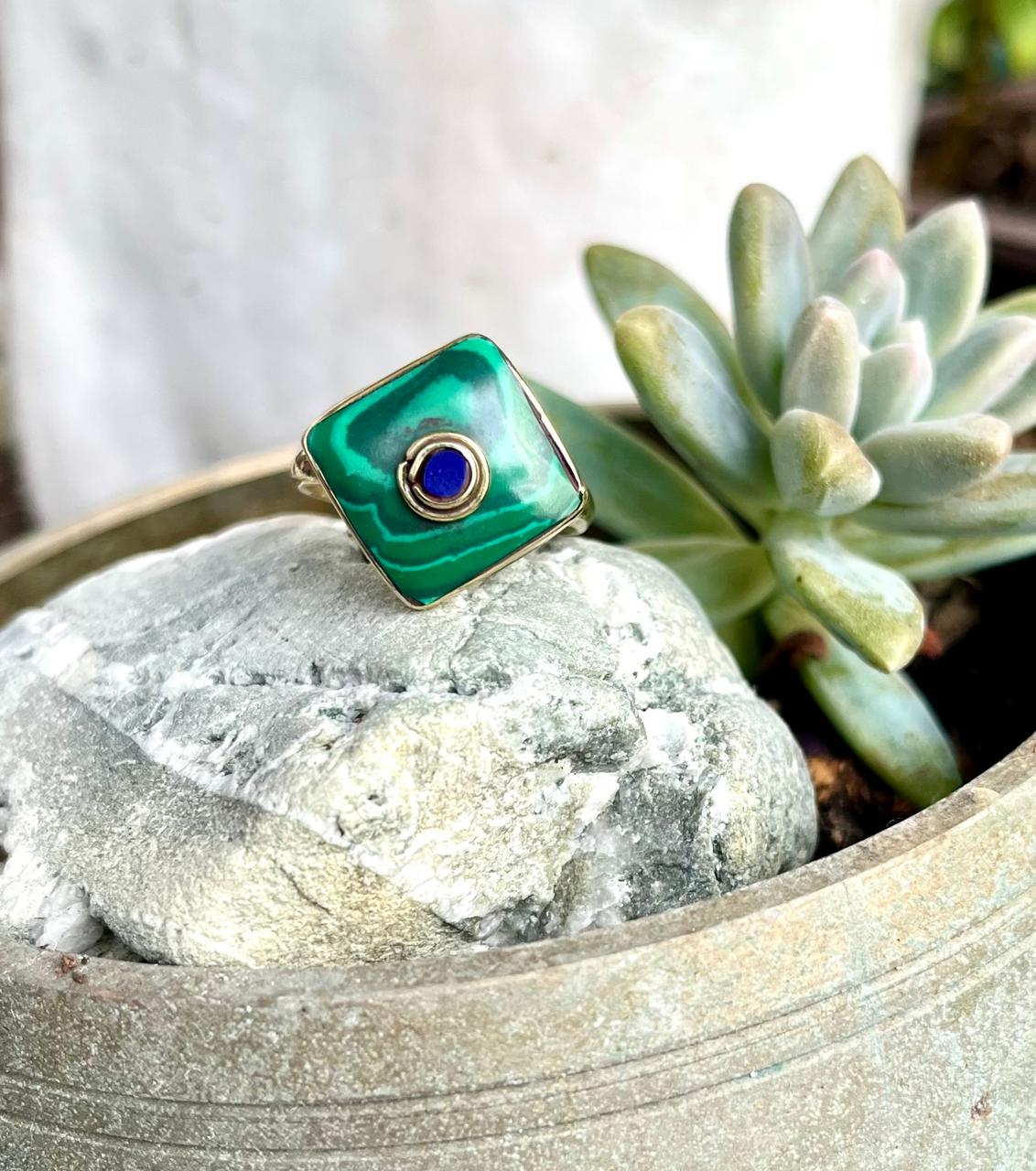 Jewel Tile Rings