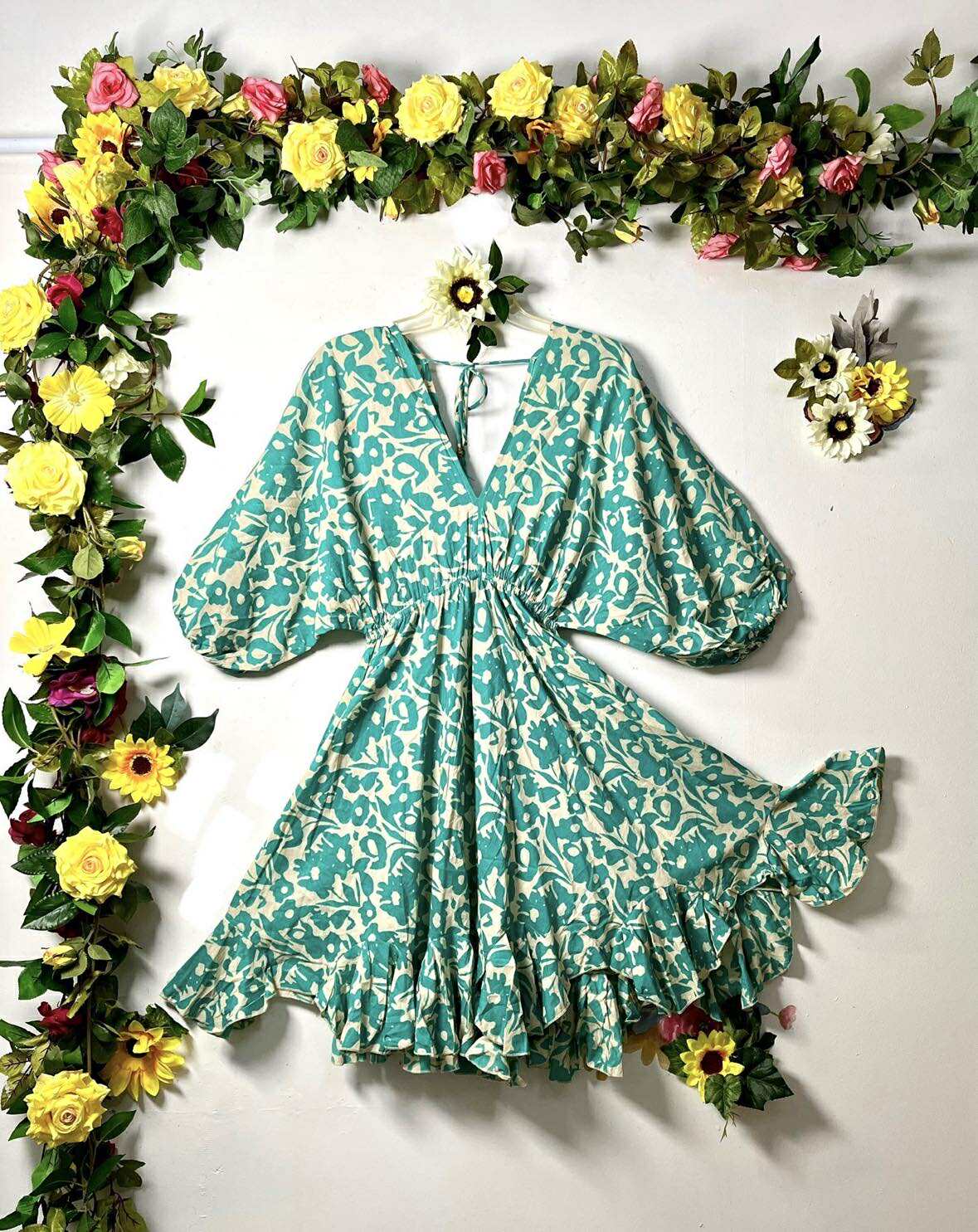 Nomad Cotton Peasant Dress