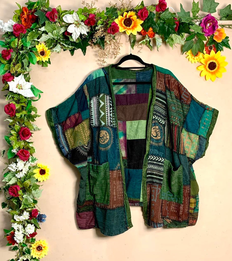 Hmong Open Patchwork Jacket