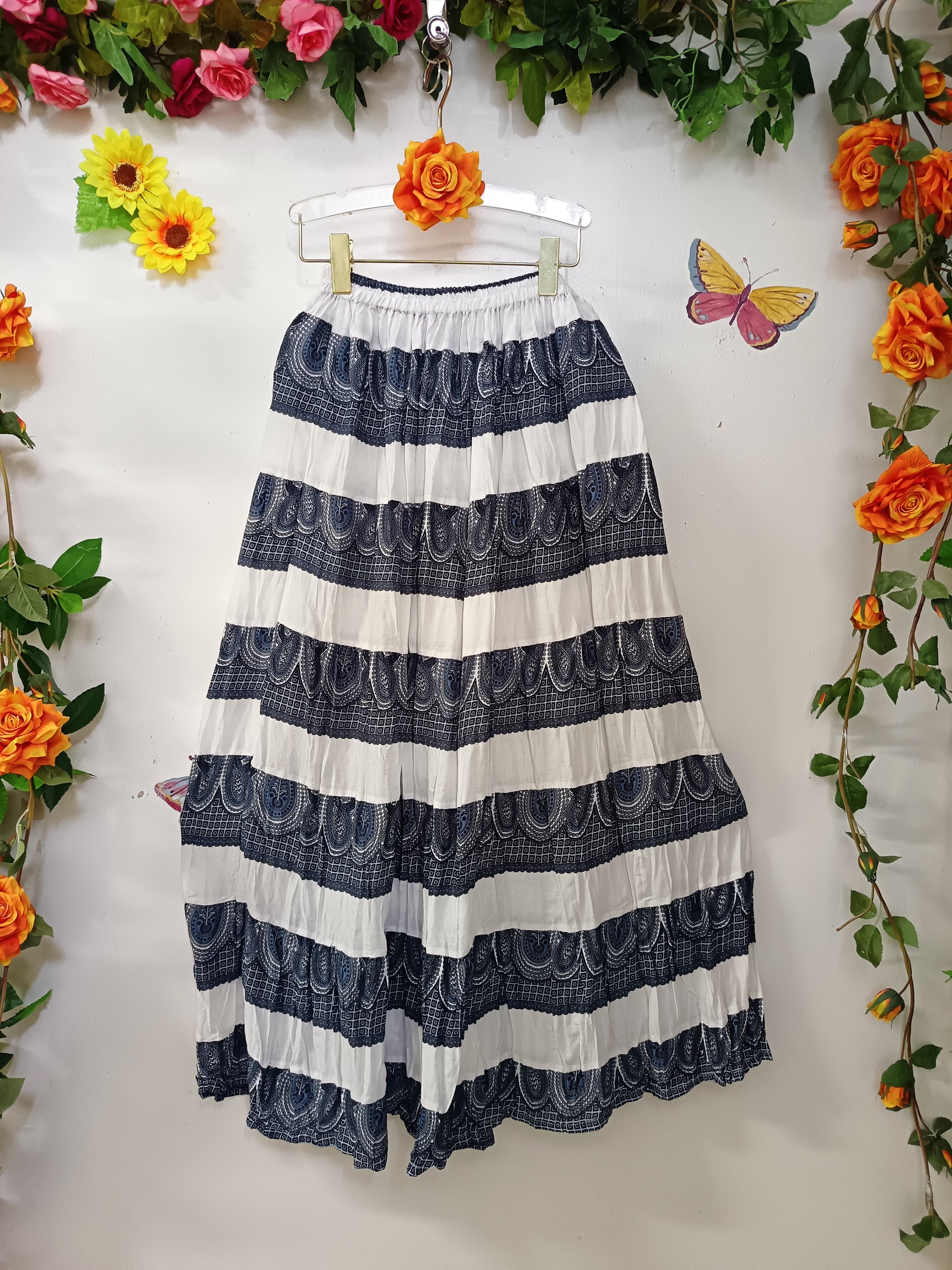 Thai Patchwork Gypsy Skirt
