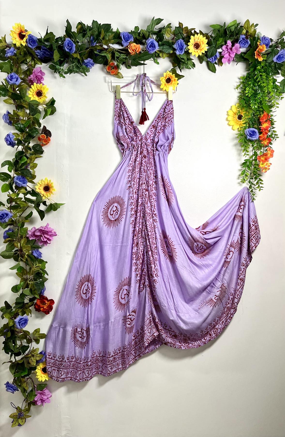 Prayer Halterneck Long Dress