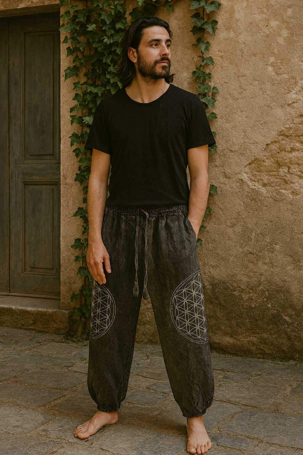 Hippie Print Pants XXL