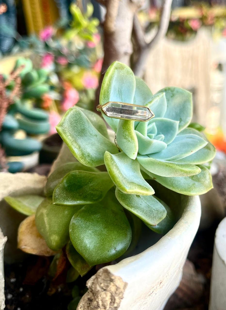 Crystal Bar Ring