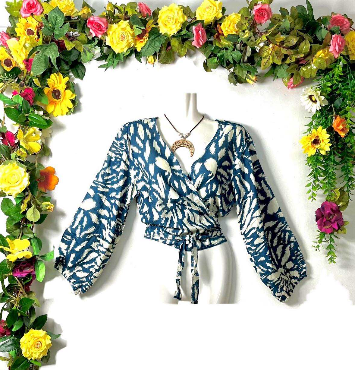 Tribal Muse Wrap Top