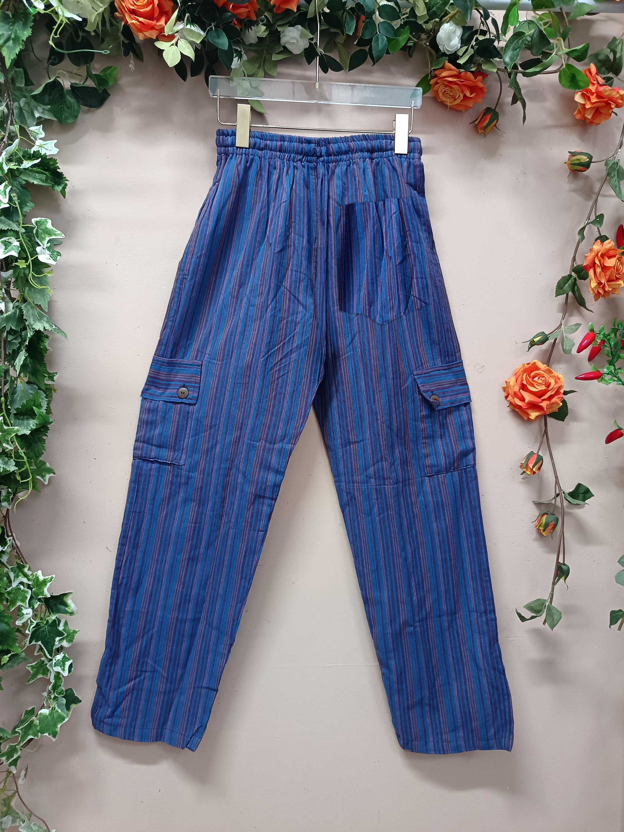 Kurtha Striped Chill Pants - SMALL
