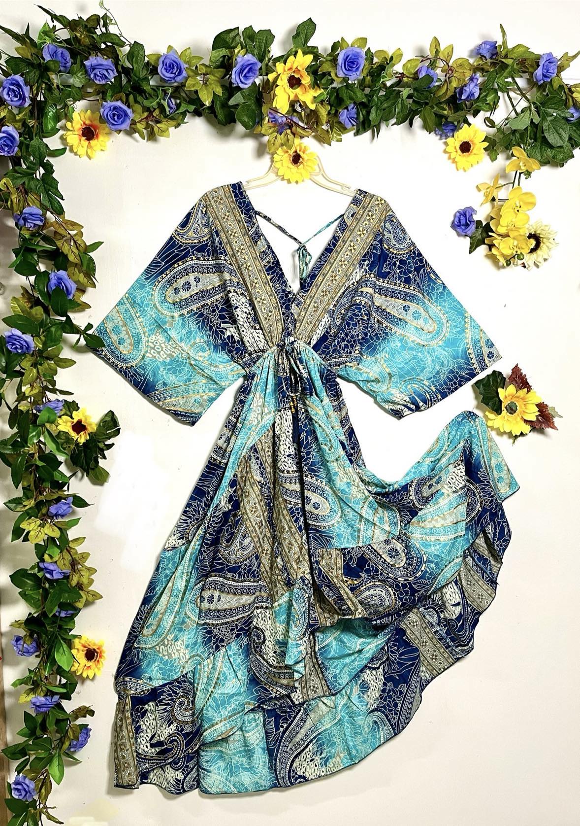Silk Falke Up-Down Dress