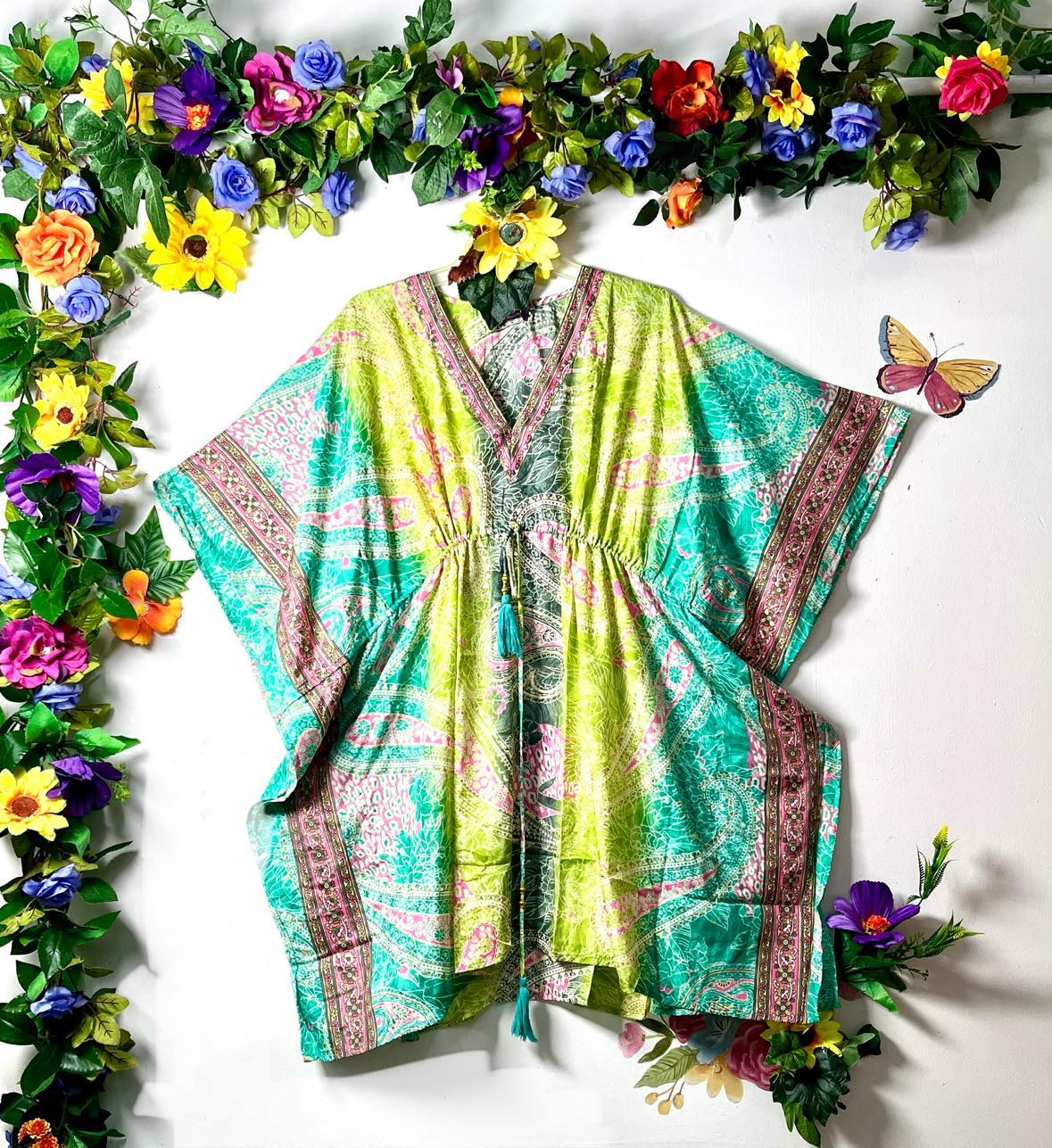 Silk Short Oasis Kaftan
