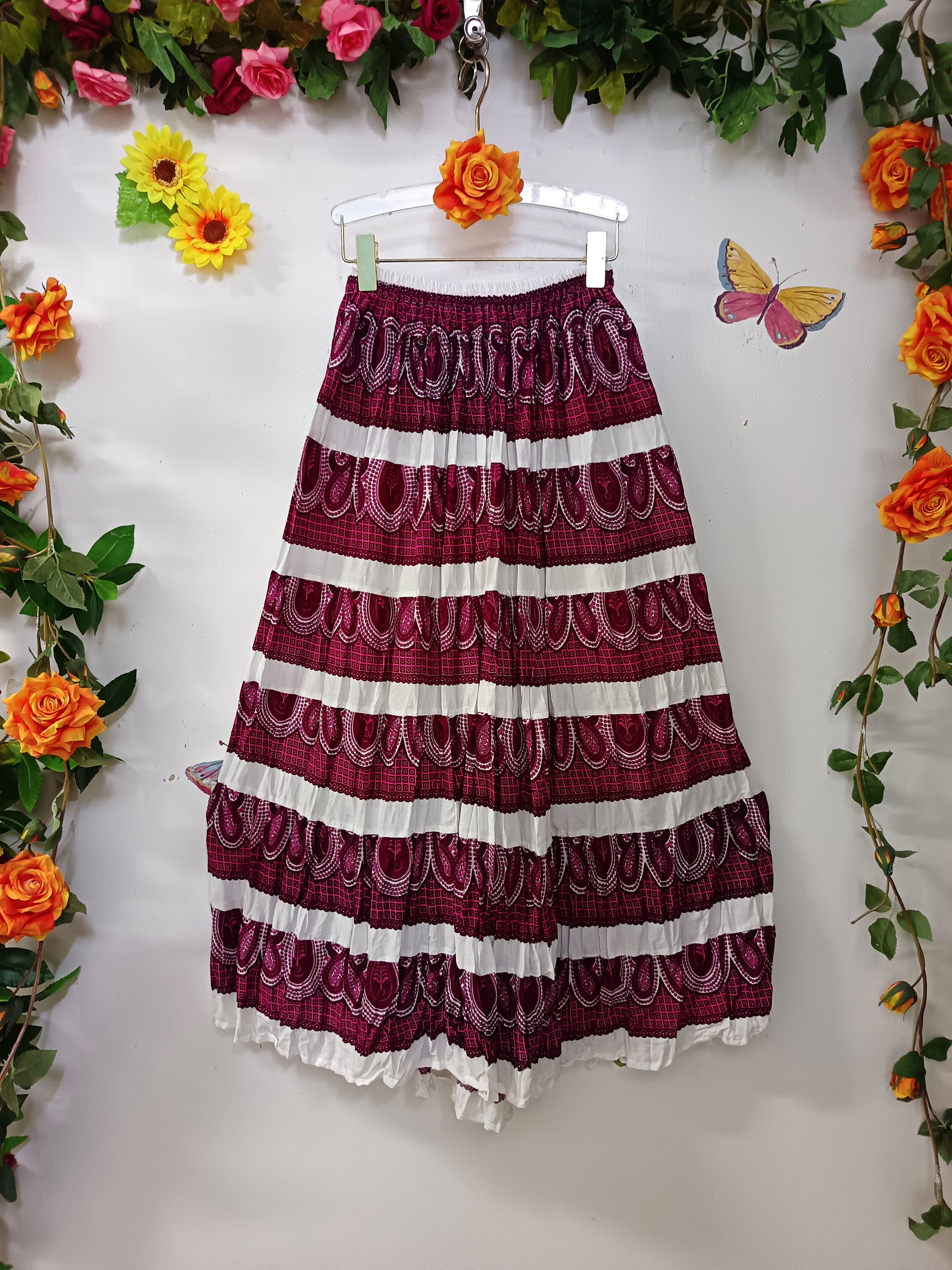 Thai Patchwork Gypsy Skirt