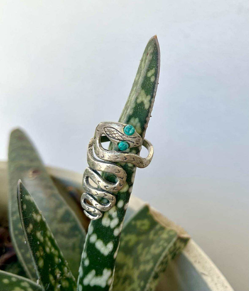 Bohemian Serpent Wrap Ring