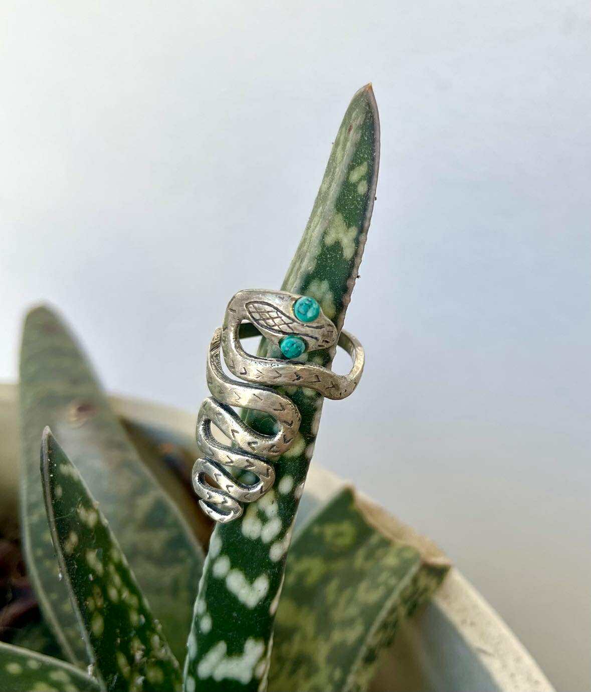 Bohemian Serpent Wrap Ring