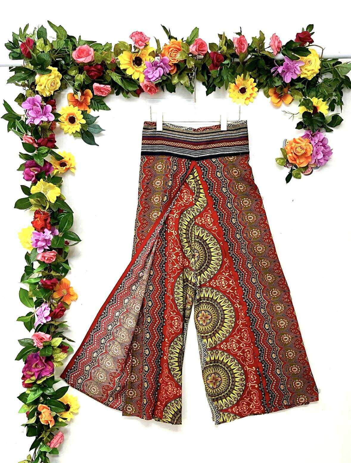 Thai Overlay Tribal Pants