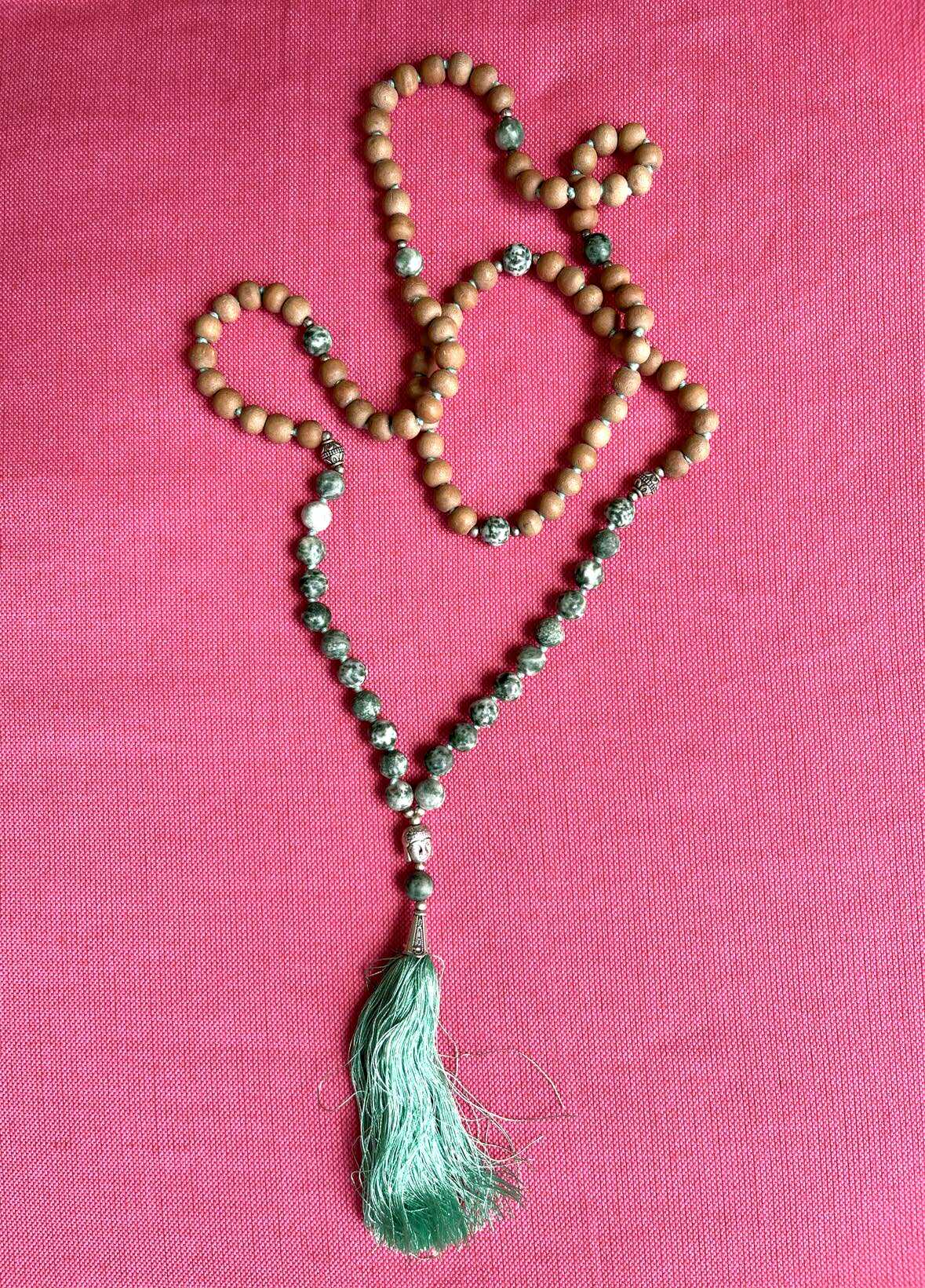 Tulsi Gemstone Mala Beads