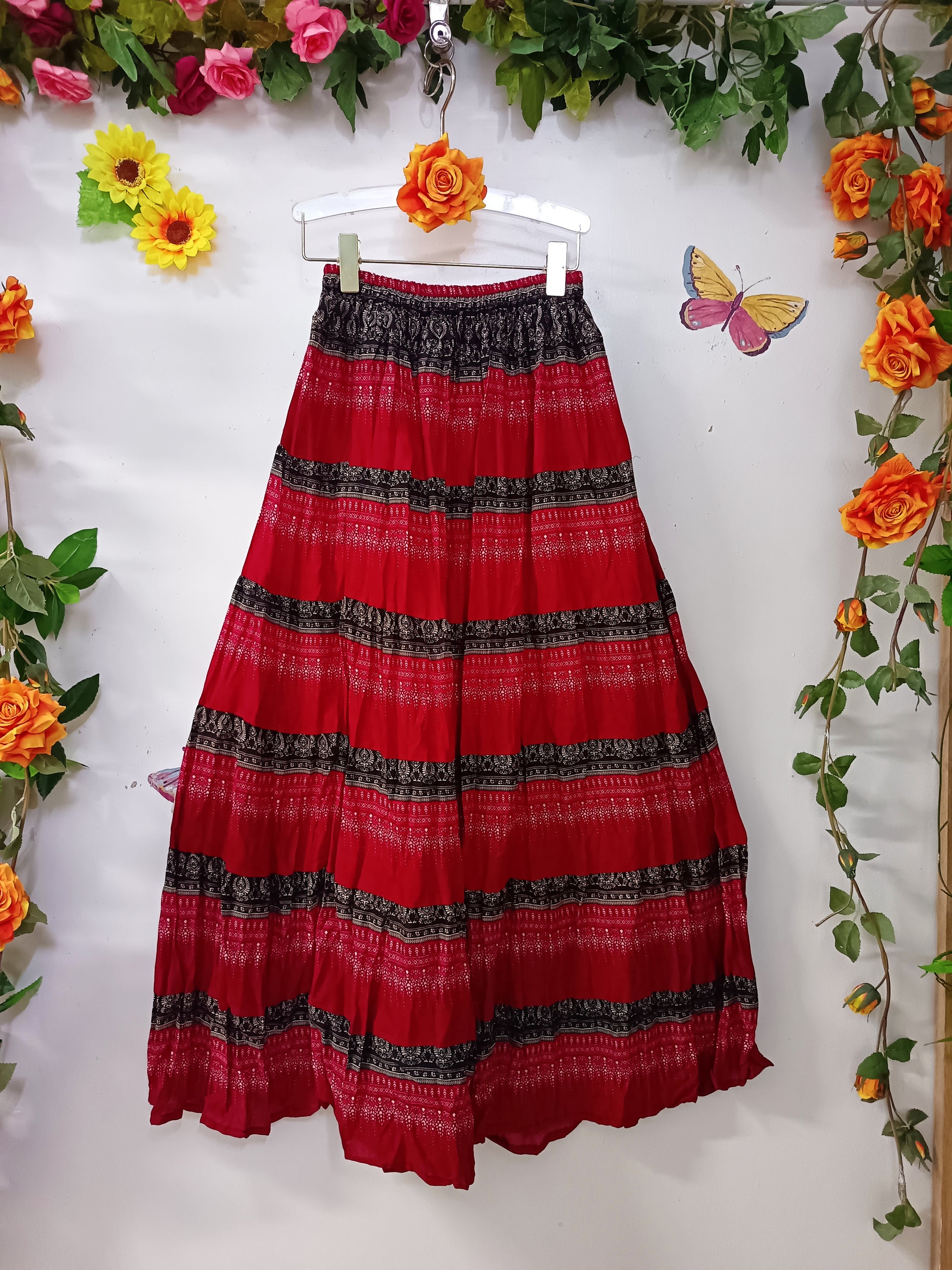 Thai Patchwork Gypsy Skirt