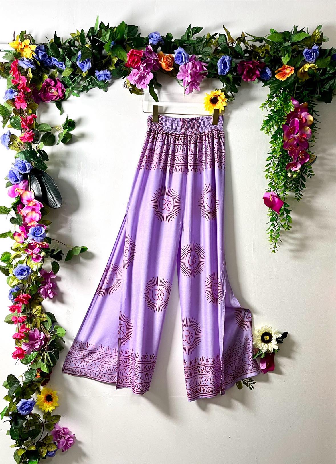 Prayer Cut Palazzo Pants