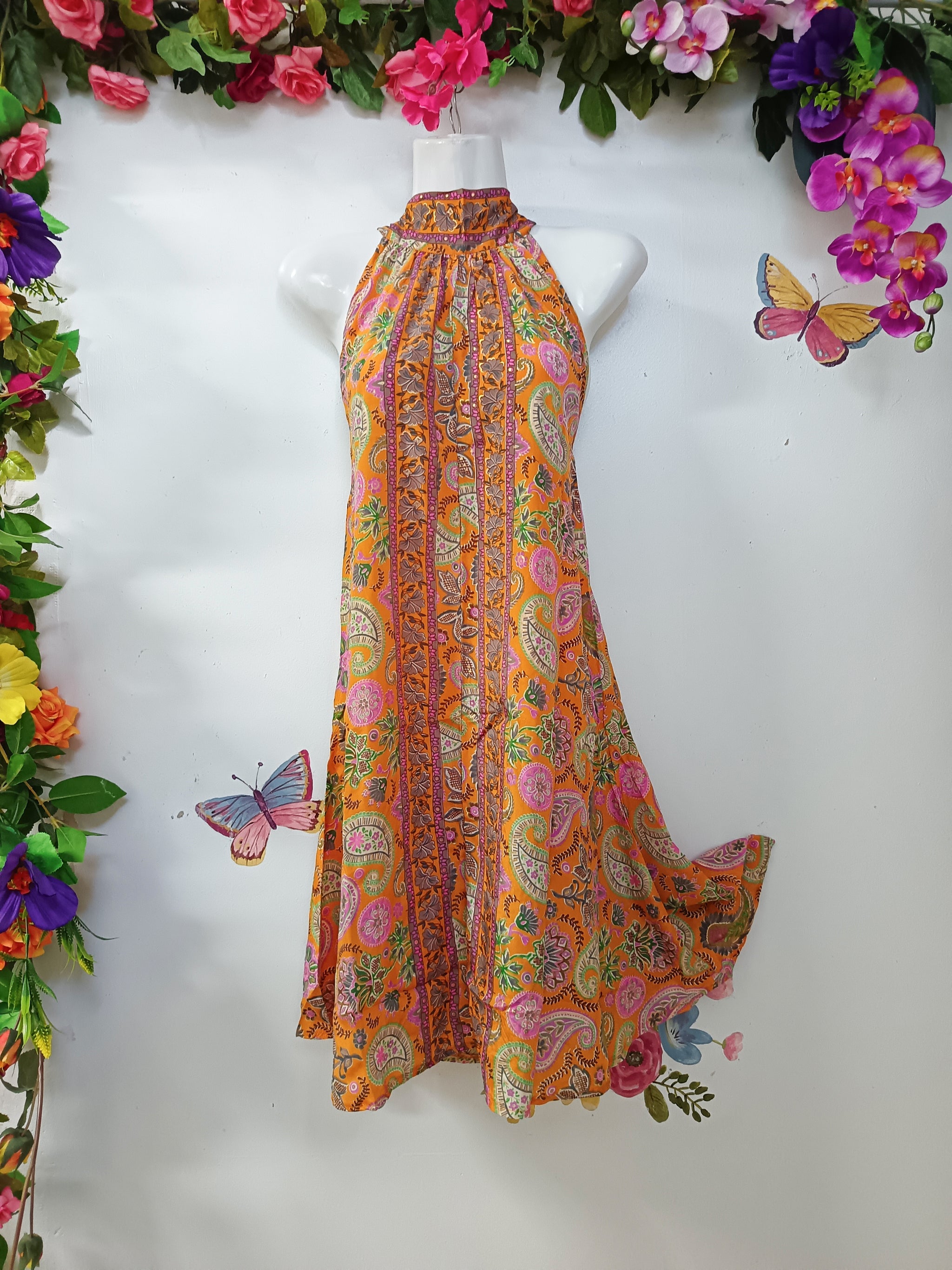 Silk & Soul Midi Muse Halter Dress