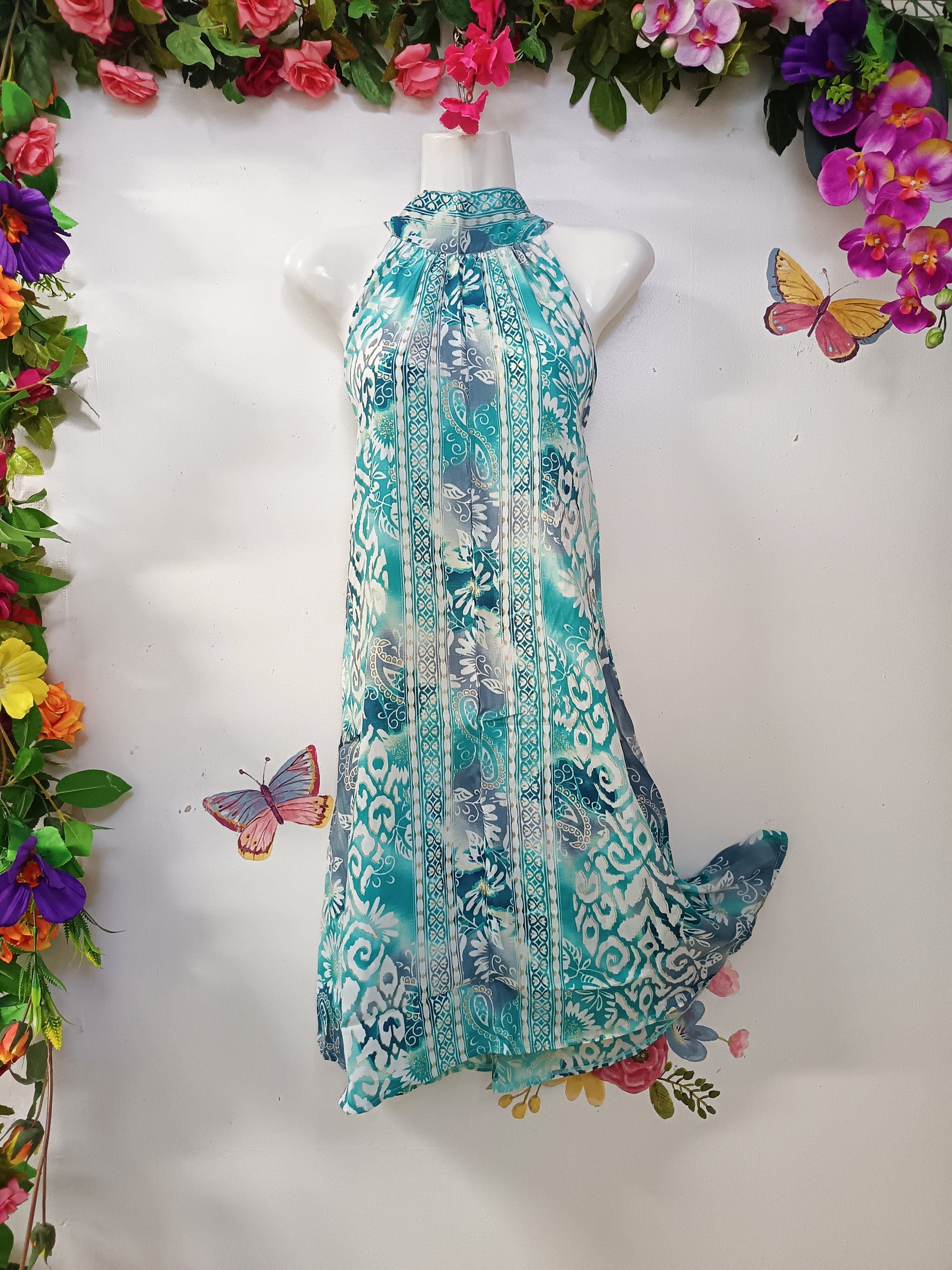 Silk & Soul Midi Muse Halter Dress