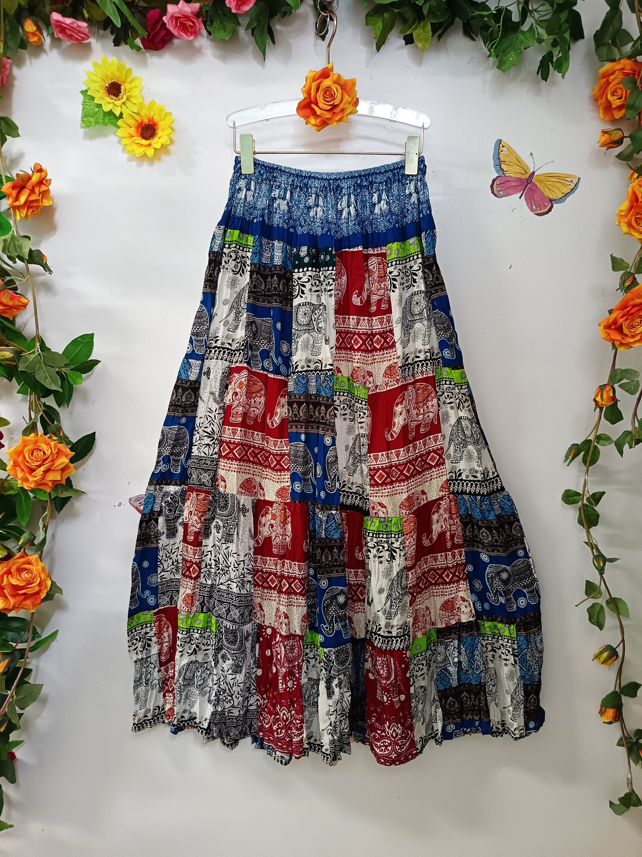 Thai Eley Patchwork Skirt