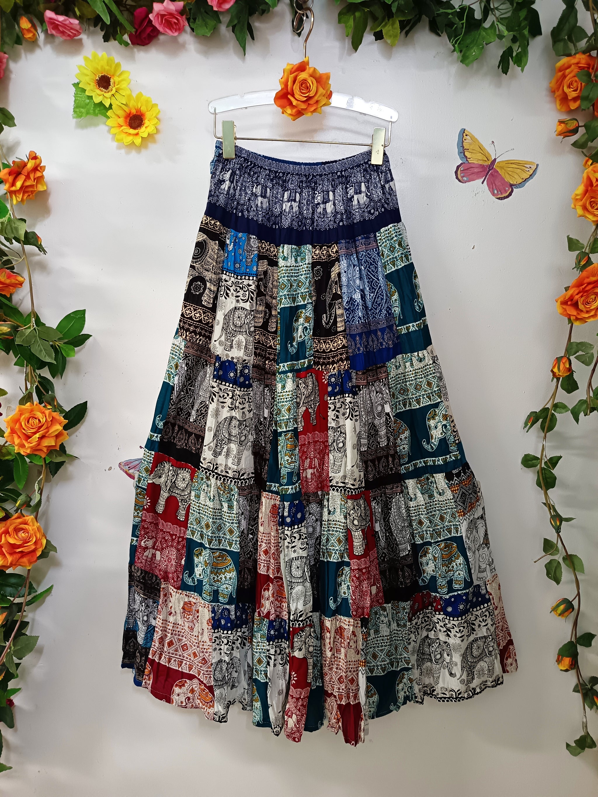 Thai Eley Patchwork Skirt