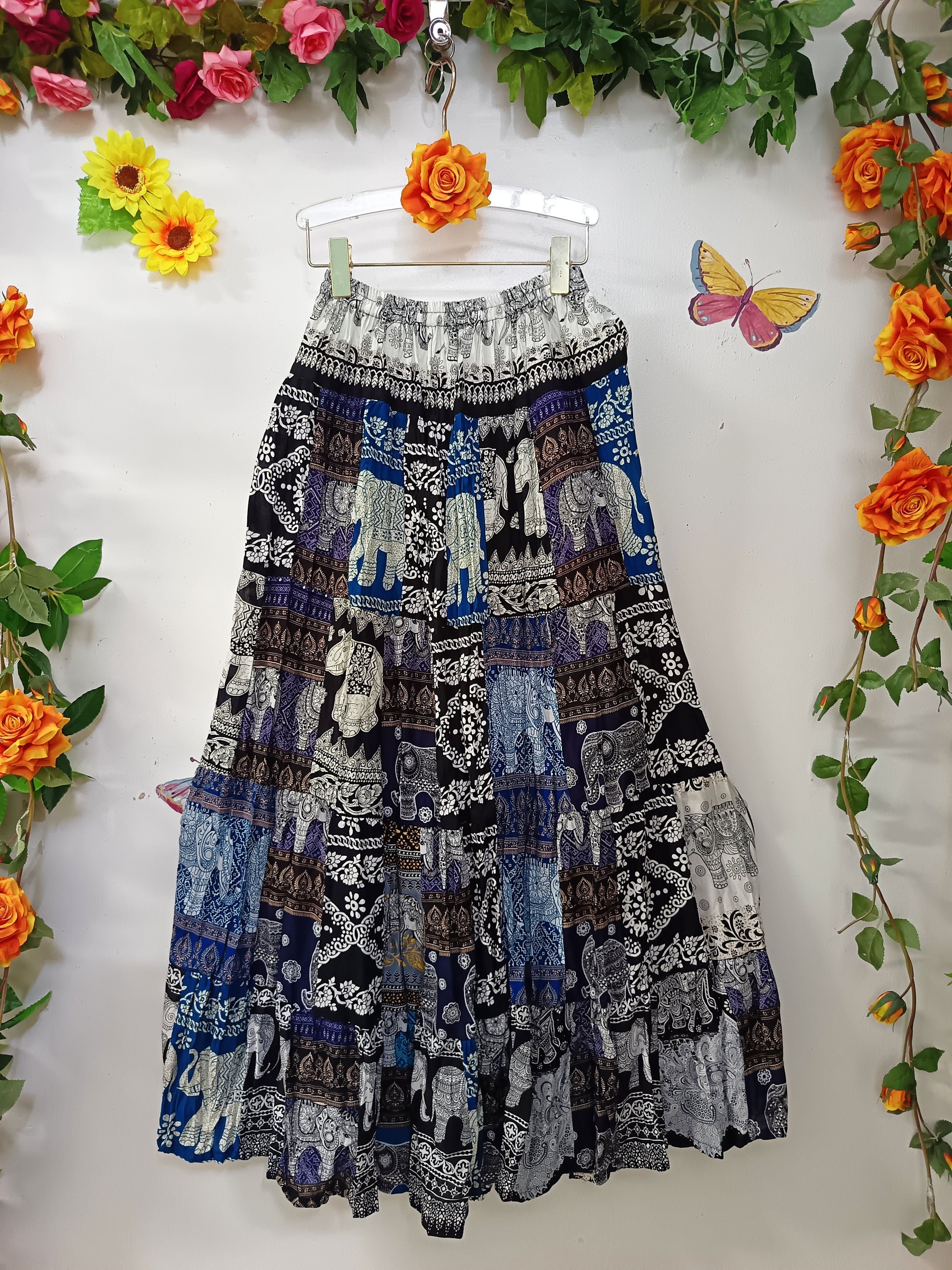 Thai Eley Patchwork Skirt
