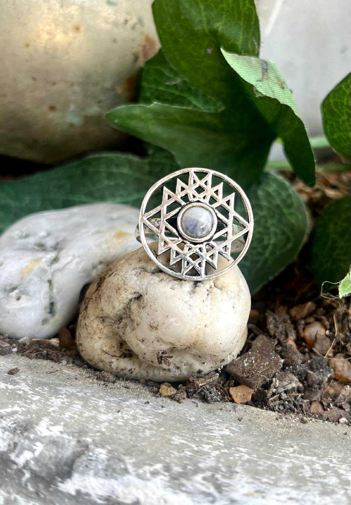 Sacred Star Mandala Ring