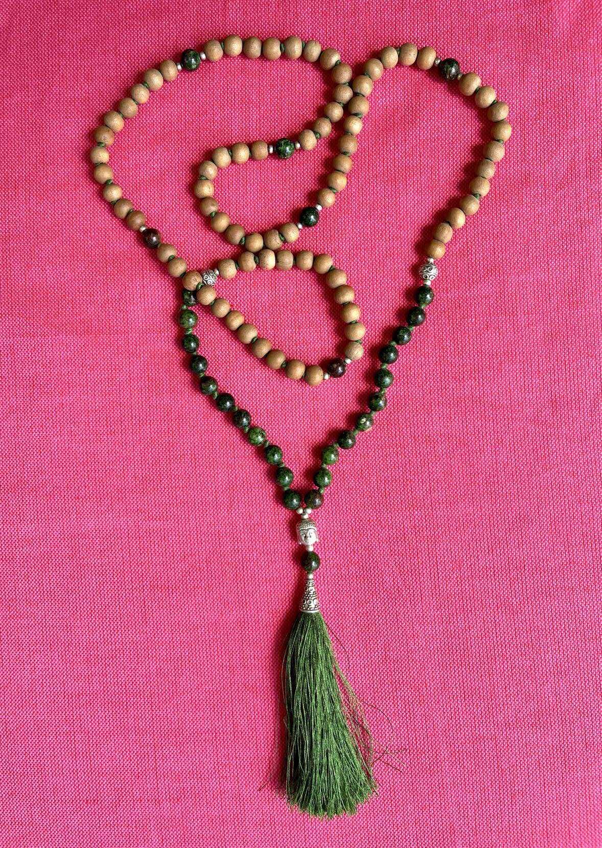 Tulsi Gemstone Mala Beads