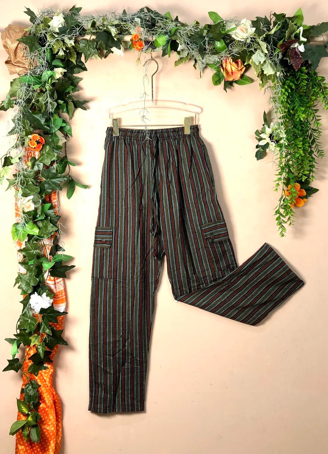Kurtha Striped Chill Pants - SMALL