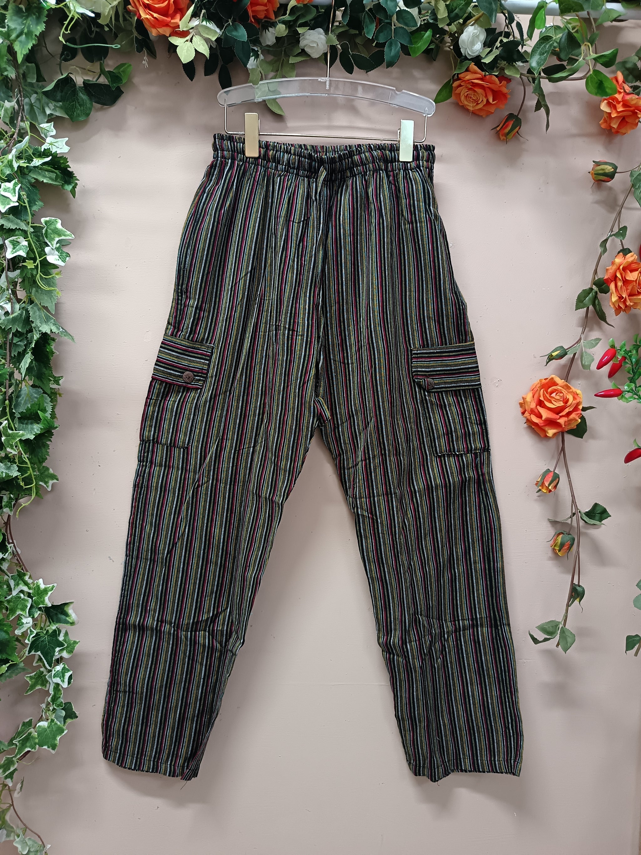 Kurtha Striped Chill Pants - LARGE