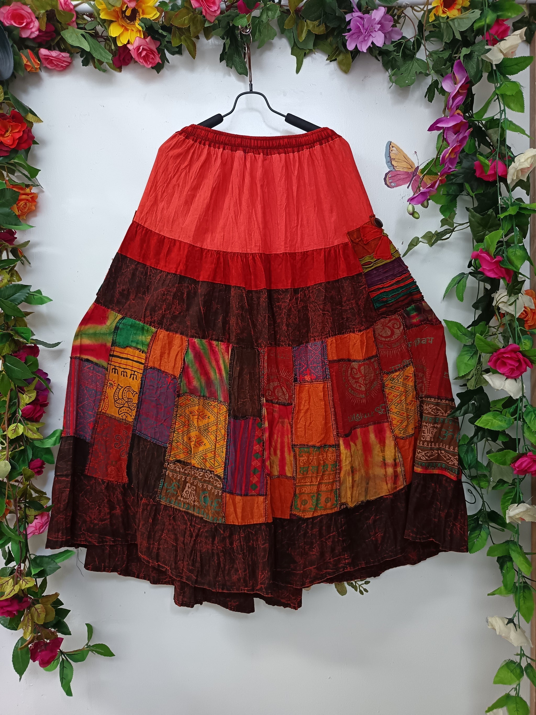 Cotton Patchwork Gypsy Skirts